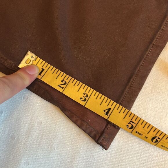 Hudson Jeans Barbara High-Waist BootCut Jeans -Coated Tortoise- Size 24 - Picture 12 of 13